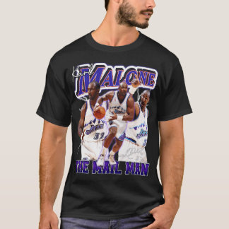  Karl Malone De post Man basketballegende T-shirt