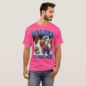 Karl Malone Retro T-shirt (Voorkant volledig)