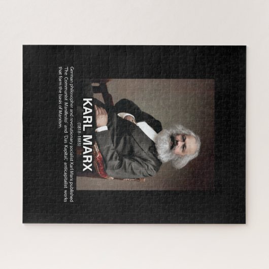 Karl Marx biografie Legpuzzel (Horizontaal)