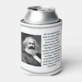 Karl Marx Blikjeskoeler (Blikje Voorkant)