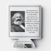 Karl Marx Blikjeskoeler (Achterkant)