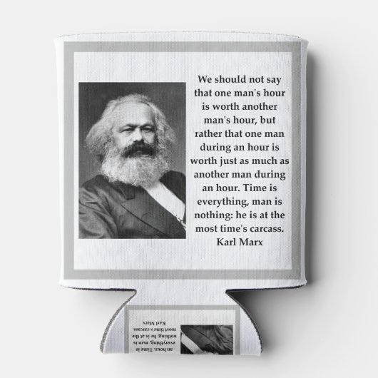 Karl Marx Blikjeskoeler (Achterkant)