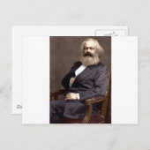Karl Marx Briefkaart (Voorkant / Achterkant)