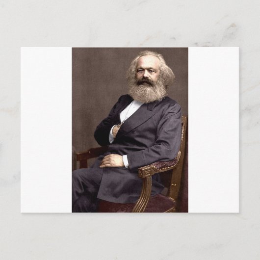 Karl Marx Briefkaart (Voorkant)