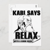 Karl Marx Briefkaart (Voorkant / Achterkant)