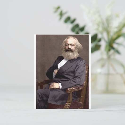 Karl Marx Briefkaart (Staand voorkant)