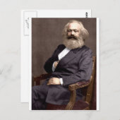 Karl Marx Briefkaart (Voorkant / Achterkant)