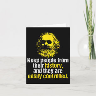 Karl Marx citaat grappig socialistische partij Dsa Kaart