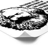 Karl Marx citaat over religie Poster (Hoek)