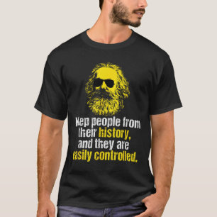Karl Marx citeert grappige socialistische partij D T-shirt