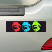 Karl Marx Collage Bumpersticker (Op auto)