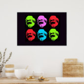 Karl Marx Collage Poster (Keuken)