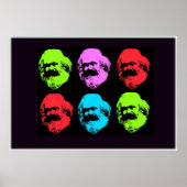Karl Marx Collage Poster (Voorkant)