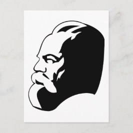 Karl Marx, Communism, Socialism, Soviet Union Briefkaart
