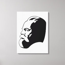 Karl Marx, Communism, Socialism, Soviet Union Canvas Afdruk