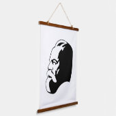 Karl Marx, Communism, Socialism, Soviet Union Hangend Wandkleed (Gebogen)