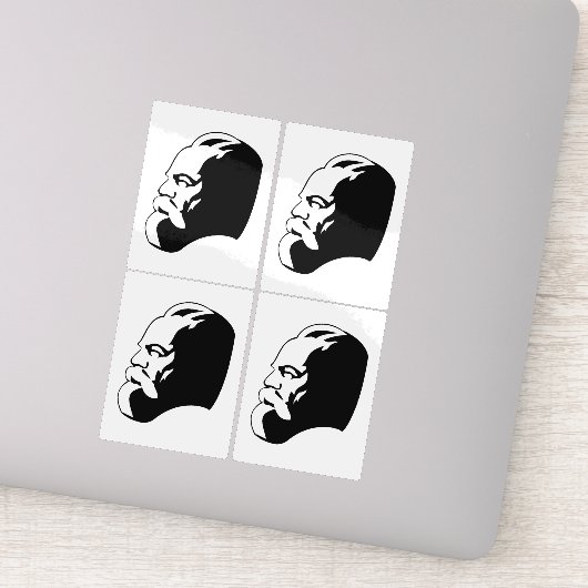 Karl Marx, Communism, Socialism, Soviet Union Sticker (Detail)