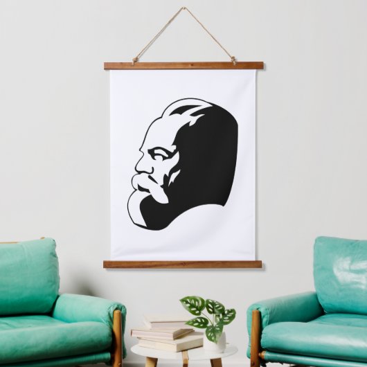Karl Marx, Communisme, Socialisme, Sovjet-Unie Hangend Wandkleed (Woonkamer)