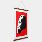 Karl Marx, Communisme, Socialisme, Sovjet-Unie Hangend Wandkleed (Gebogen)