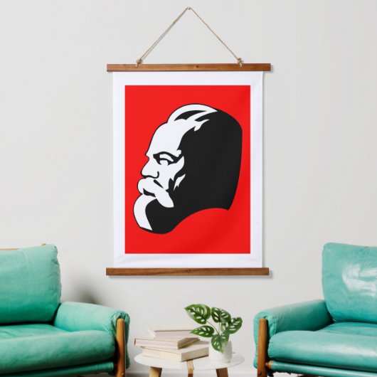 Karl Marx, Communisme, Socialisme, Sovjet-Unie Hangend Wandkleed (Woonkamer)