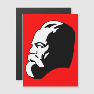 Karl Marx, Communisme, Socialisme, Sovjet-Unie Magnetische Uitnodiging