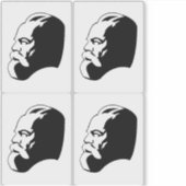 Karl Marx, Communisme, Socialisme, Sovjet-Unie Sticker (Voorkant)