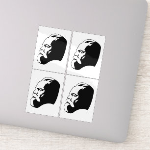 Karl Marx, Communisme, Socialisme, Sovjet-Unie Sticker
