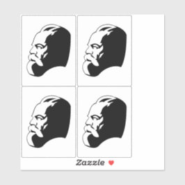 Karl Marx, Communisme, Socialisme, Sovjet-Unie Sticker