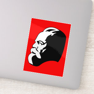 Karl Marx, Communisme, Socialisme, Sovjet-Unie Sticker