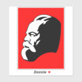 Karl Marx, Communisme, Socialisme, Sovjet-Unie Sticker (Vel)