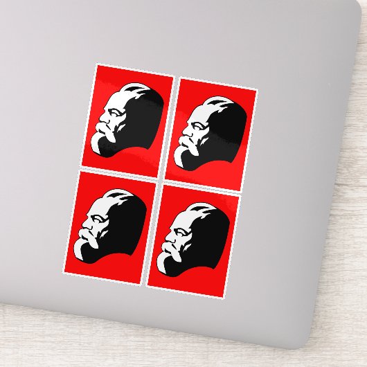 Karl Marx, Communisme, Socialisme, Sovjet-Unie Sticker (Detail)