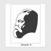 Karl Marx, Communisme, Socialisme, Sovjet-Unie Sticker (Vel)