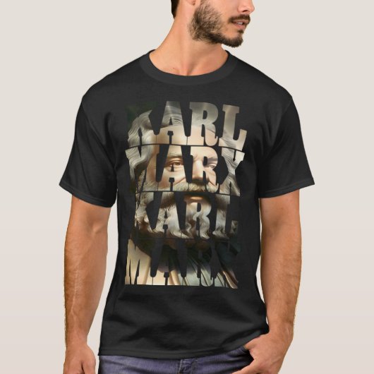 Karl Marx communist cool Marx 1 T-shirt (Voorkant)