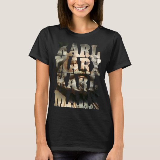 Karl Marx communist cool Marx 1 T-shirt (Voorkant)