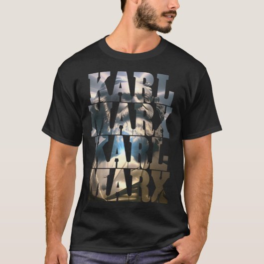 Karl Marx communist cool Marx T-shirt (Voorkant)