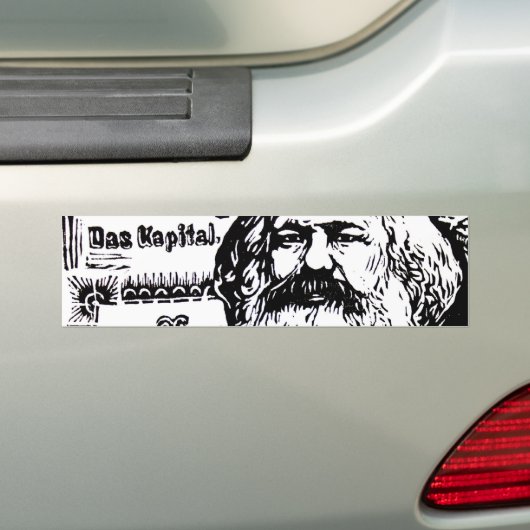 Karl Marx - Das Kapital Bumpersticker (Op auto)