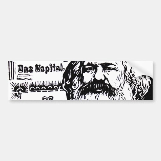 Karl Marx - Das Kapital Bumpersticker (Voorkant)