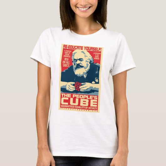 Karl Marx - De volkskubus: OHP Dames Top (Voorkant)