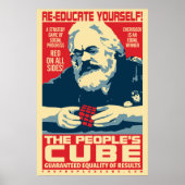 Karl Marx - De volkskubus: OHP Poster (Voorkant)