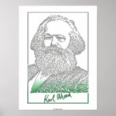Karl Marx. Duitse filosoof en econoom [003] Poster (Voorkant)