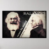 Karl Marx en Adam Smith, de inwoner van Poster (Voorkant)