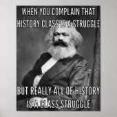Karl Marx en de strijd Poster (Voorkant)
