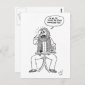 Karl Marx faalt SPGB-test Briefkaart (Voorkant / Achterkant)