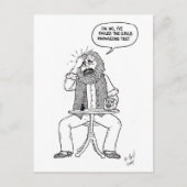 Karl Marx faalt SPGB-test Briefkaart (Voorkant)