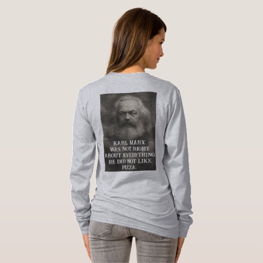 Karl Marx had niet overal gelijk in T-shirt (Achterkant volledig)