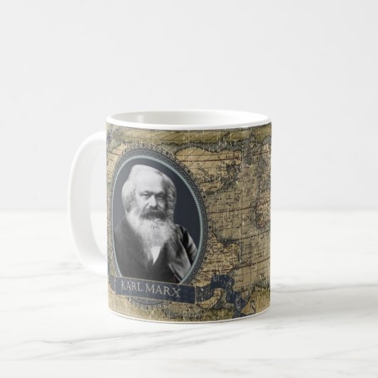 Karl Marx Historische Mok (Voorkant links)