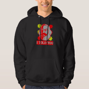 Karl Marx I vertelde de communistische hoofdstad v Hoodie