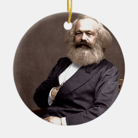 Karl Marx Keramisch Ornament (Voorkant)