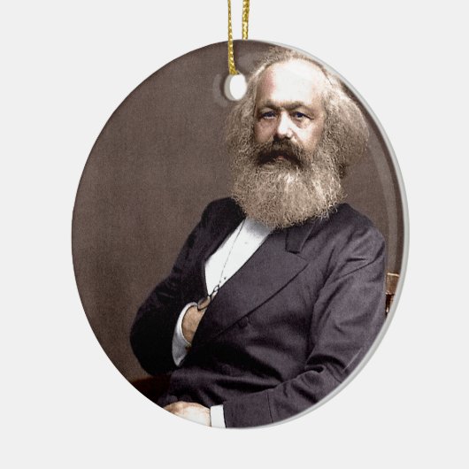Karl Marx Keramisch Ornament (Links)