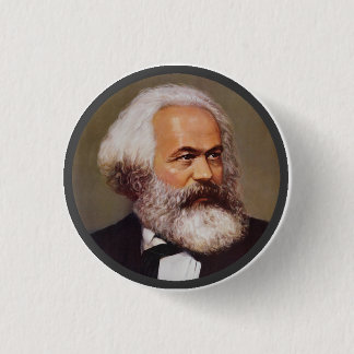 Karl Marx - Lapel Pin Ronde Button 3,2 Cm
